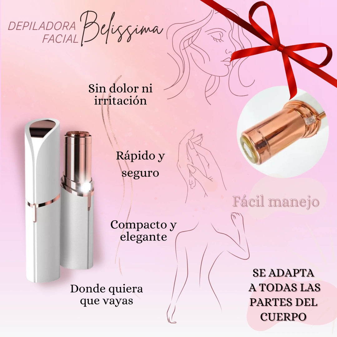 Kit Belissima 10 de Mayo: Mini Depiladora Facial y Lápiz Depilador de Cejas