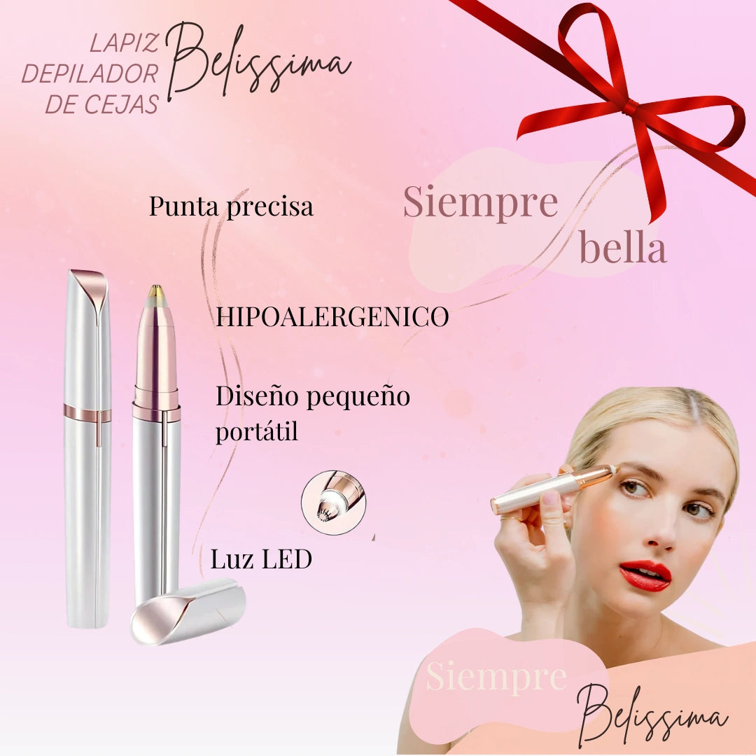 Kit Belissima 10 de Mayo: Mini Depiladora Facial y Lápiz Depilador de Cejas