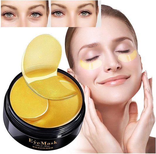 Golden Eye: Parches de Hidrogel con Colágeno 24K
