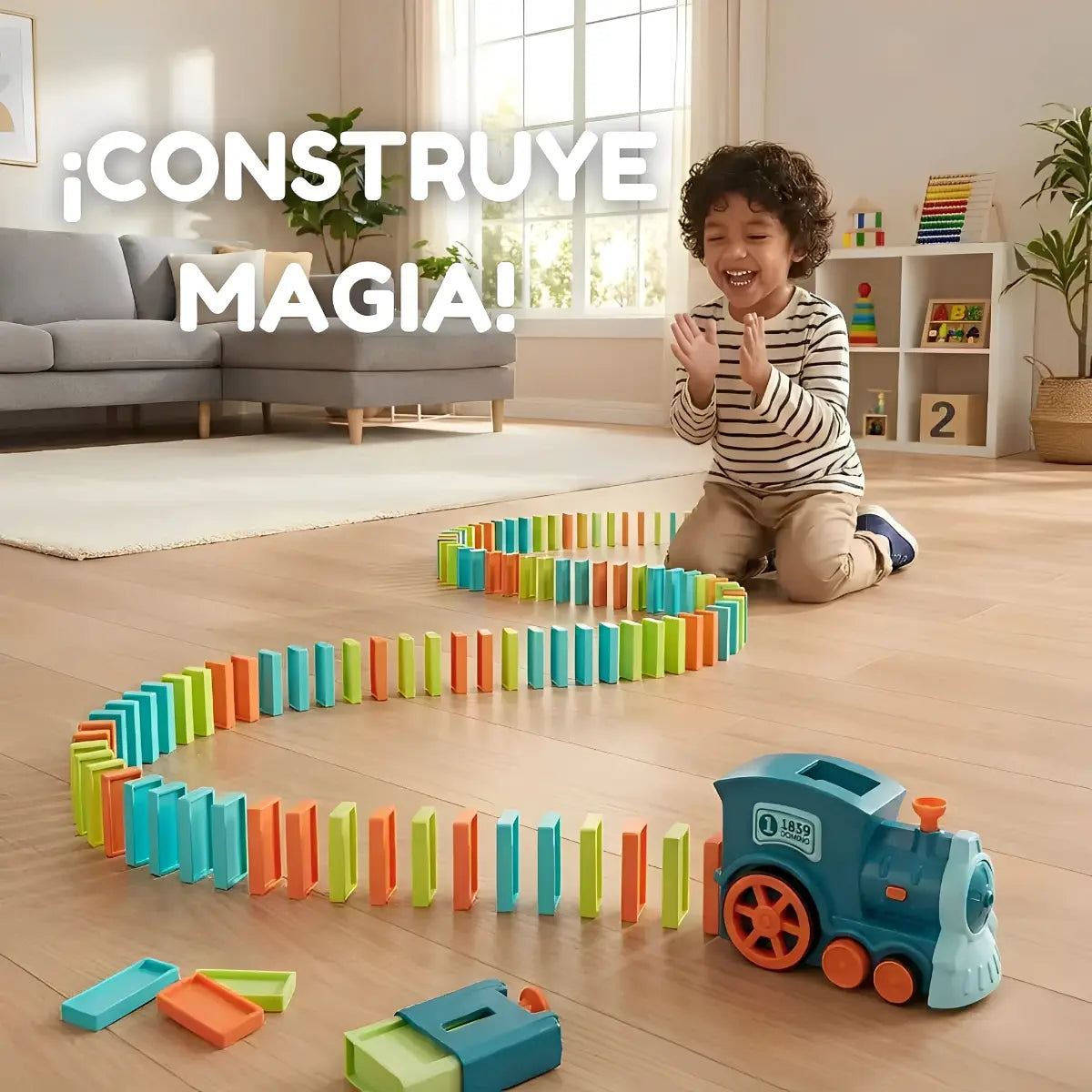 DomiTrain™ | Hace el trabajo difícil para que tú disfrutes la magia de derribarlo