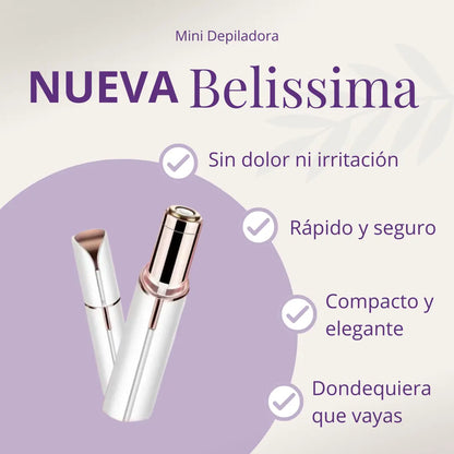 Belissima: Mini Depiladora Facial Recargable