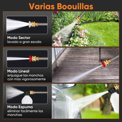 HidroPower 360: Pistola Hidrolavadora Inalambrica