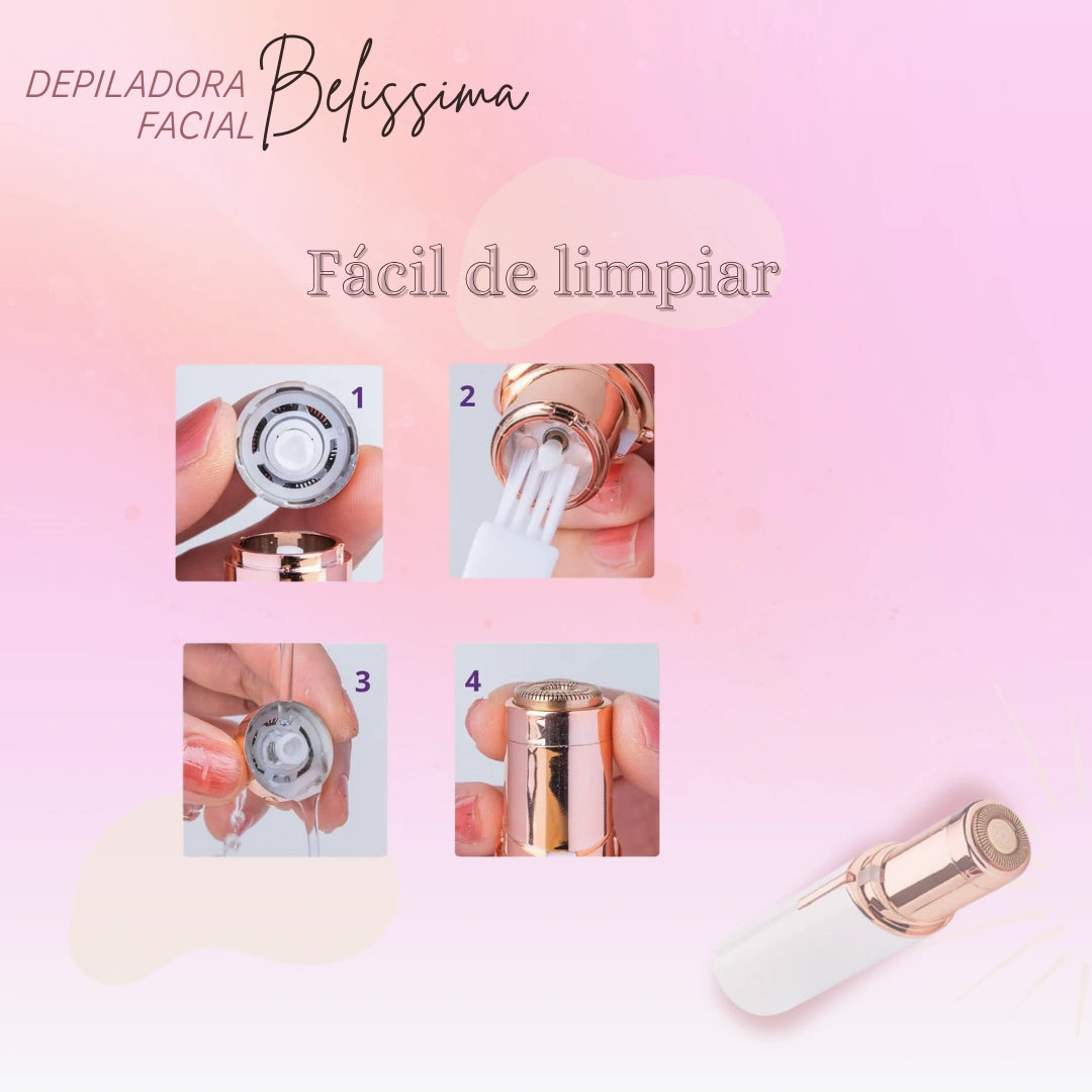 Kit Belissima: Mini Depiladora Facial y Lápiz Depilador de Cejas