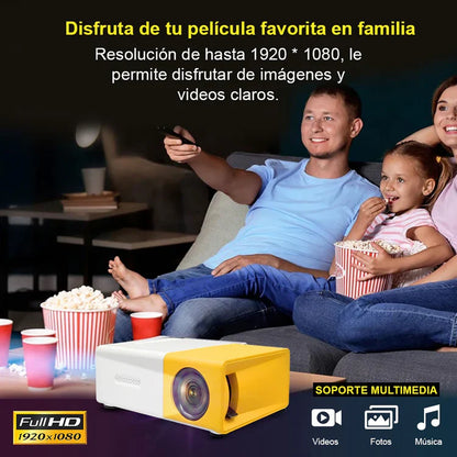 LumiBeam HD: Mini Proyector HD LED Portátil