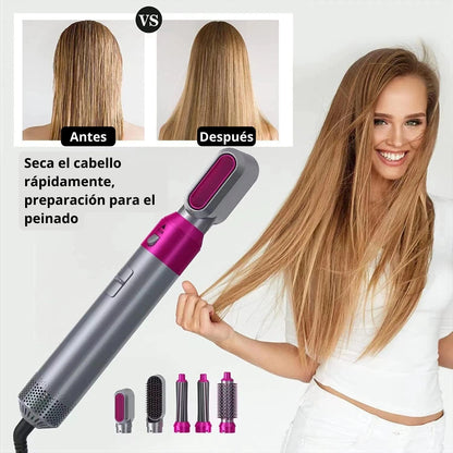 Cepillo Secador De Pelo 5 En 1